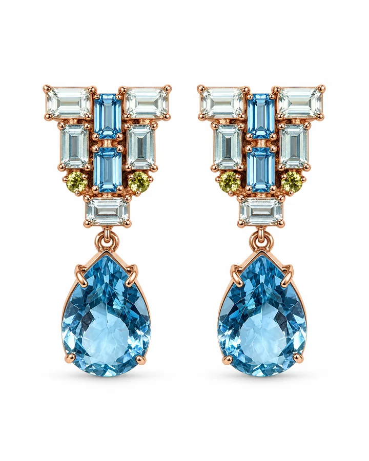 Frost Pear: earrings by Ivari