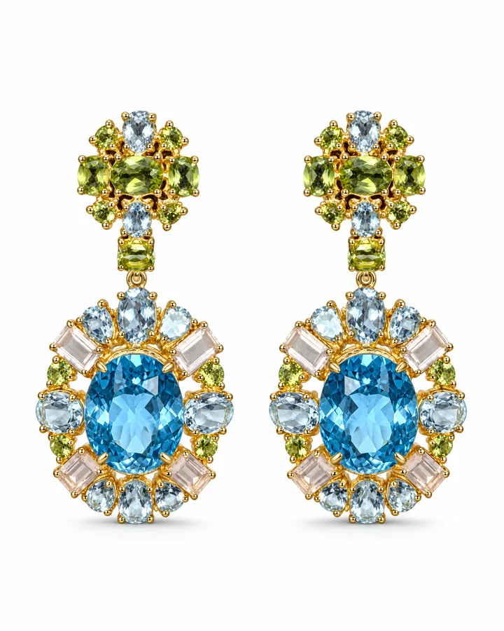 Golden Bloom earrings